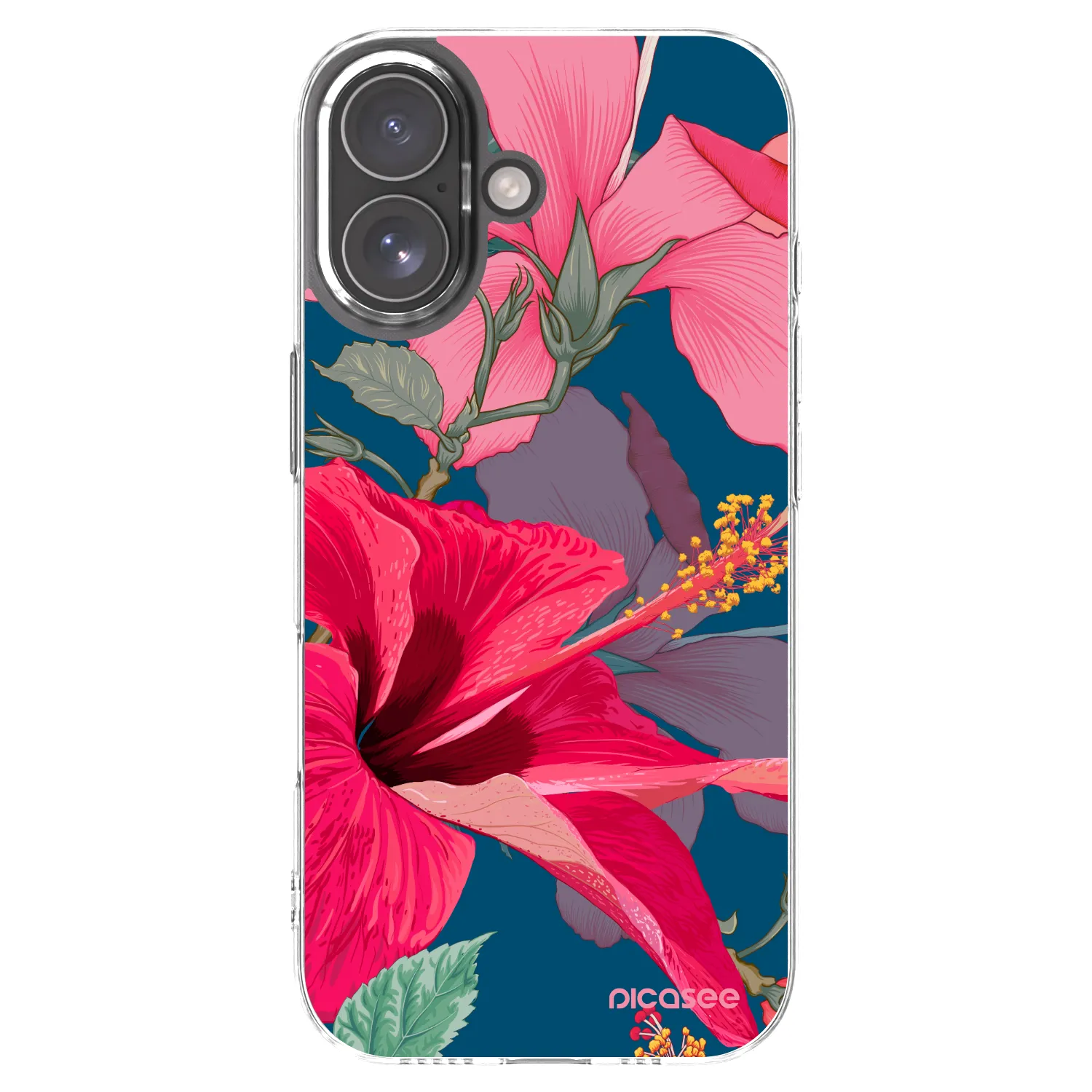 Picasee διαφανής θήκη σιλικόνης Apple iPhone 17 - Hibiscus