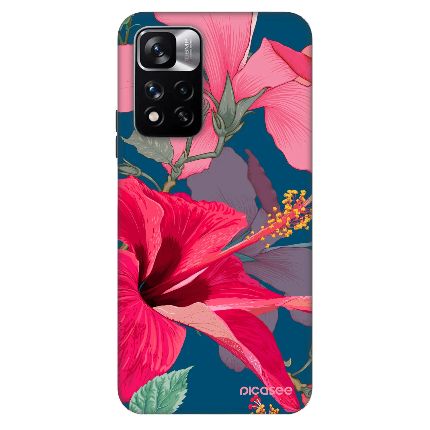 Picasee Fashion Case για Xiaomi Redmi Note 11 Pro - Hibiscus