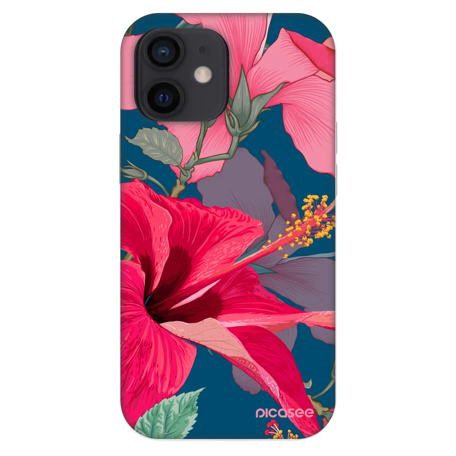 Picasee Fashion Case για Apple iPhone 12 mini - Hibiscus