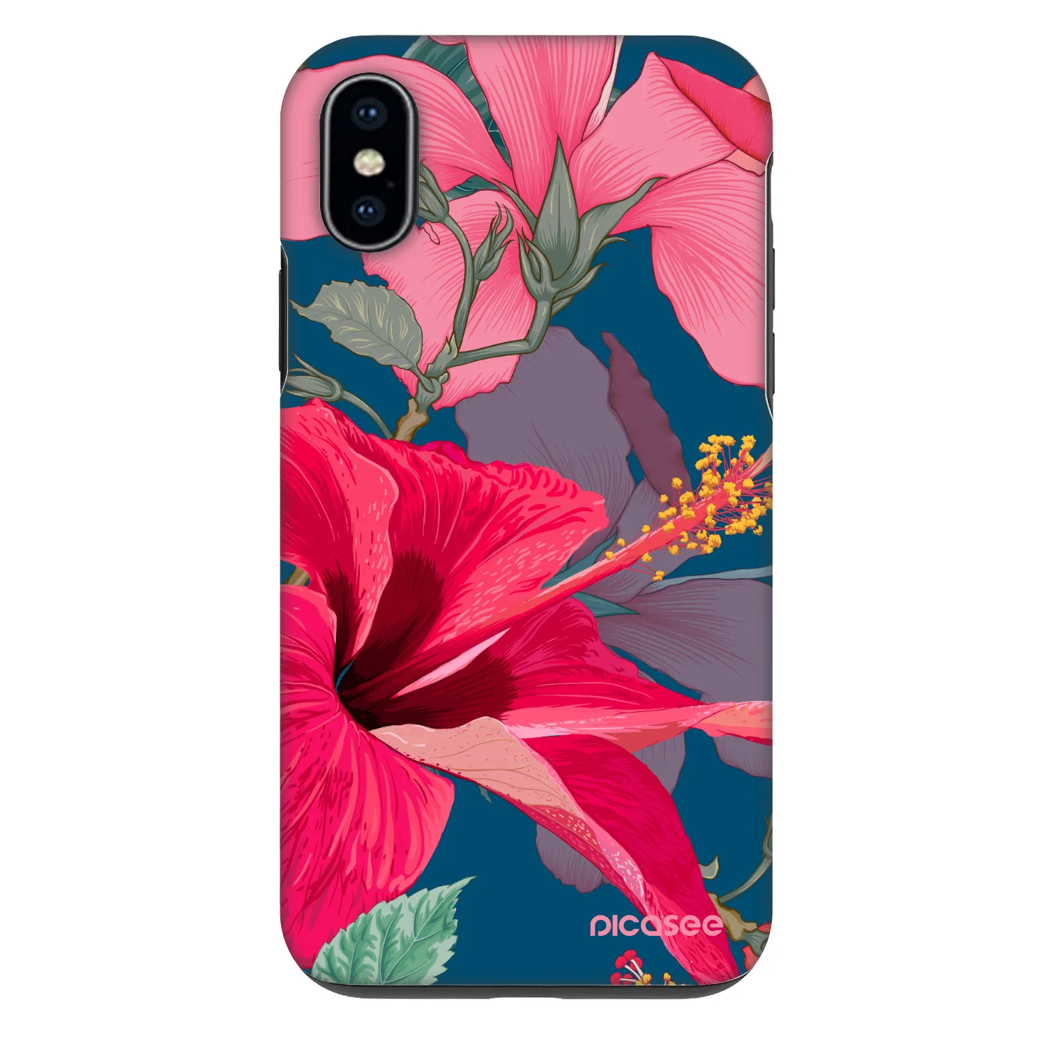 Picasee Fashion Case για Apple iPhone X/XS - Hibiscus