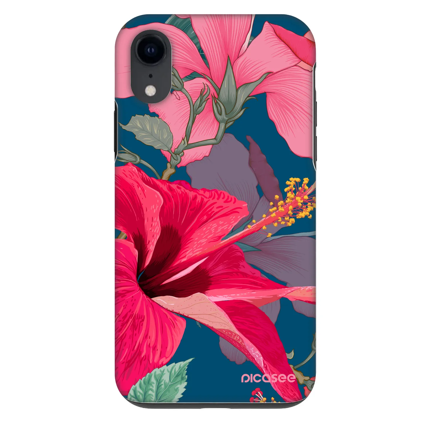 Picasee Fashion Case για Apple iPhone XR - Hibiscus