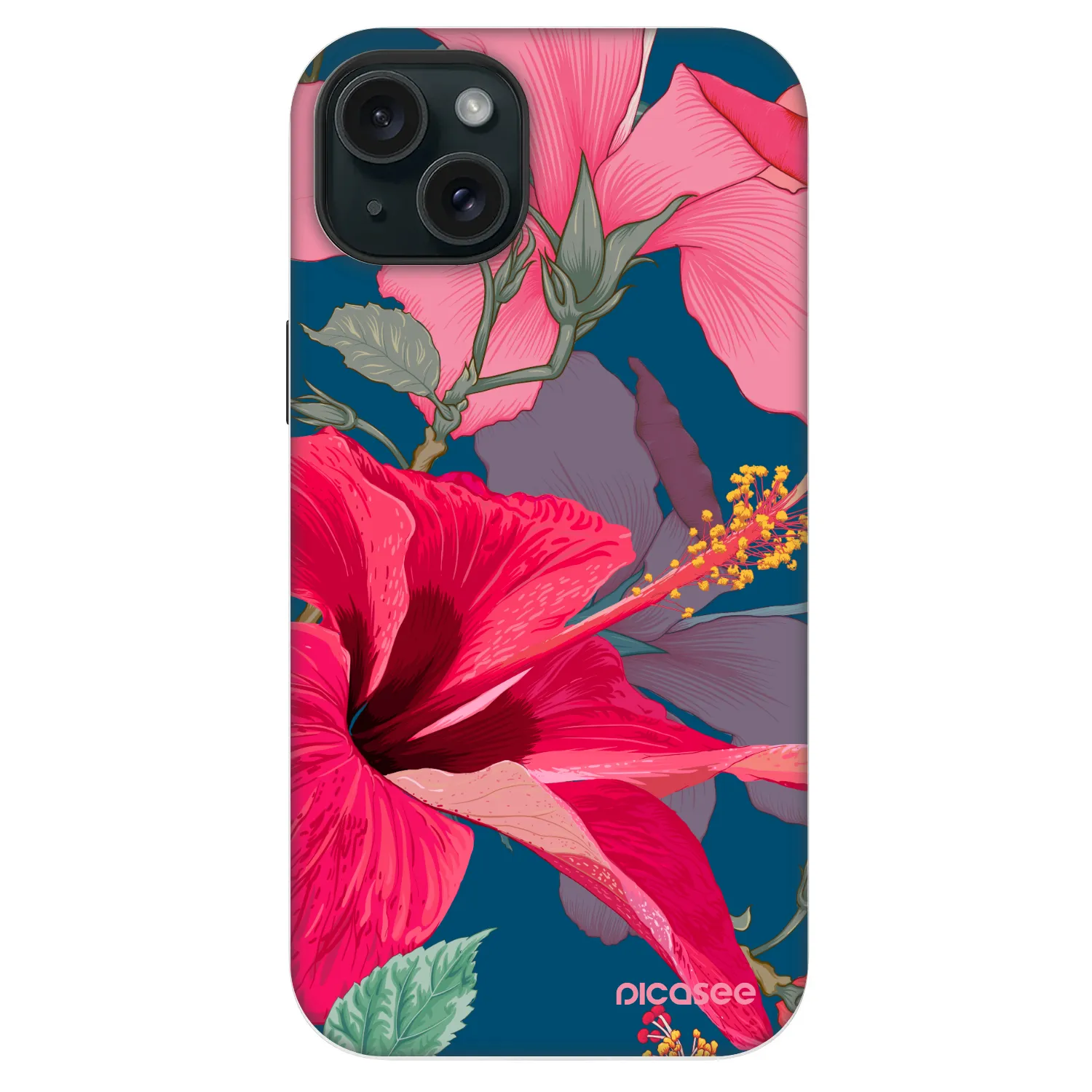 Picasee Fashion Case MagSafe για Apple iPhone 14 Plus - Hibiscus