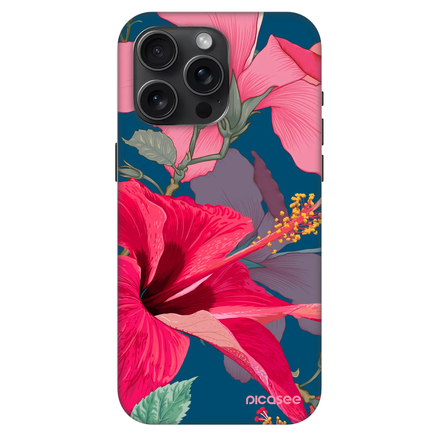 Picasee Fashion Case MagSafe για Apple iPhone 15 Pro Max - Hibiscus