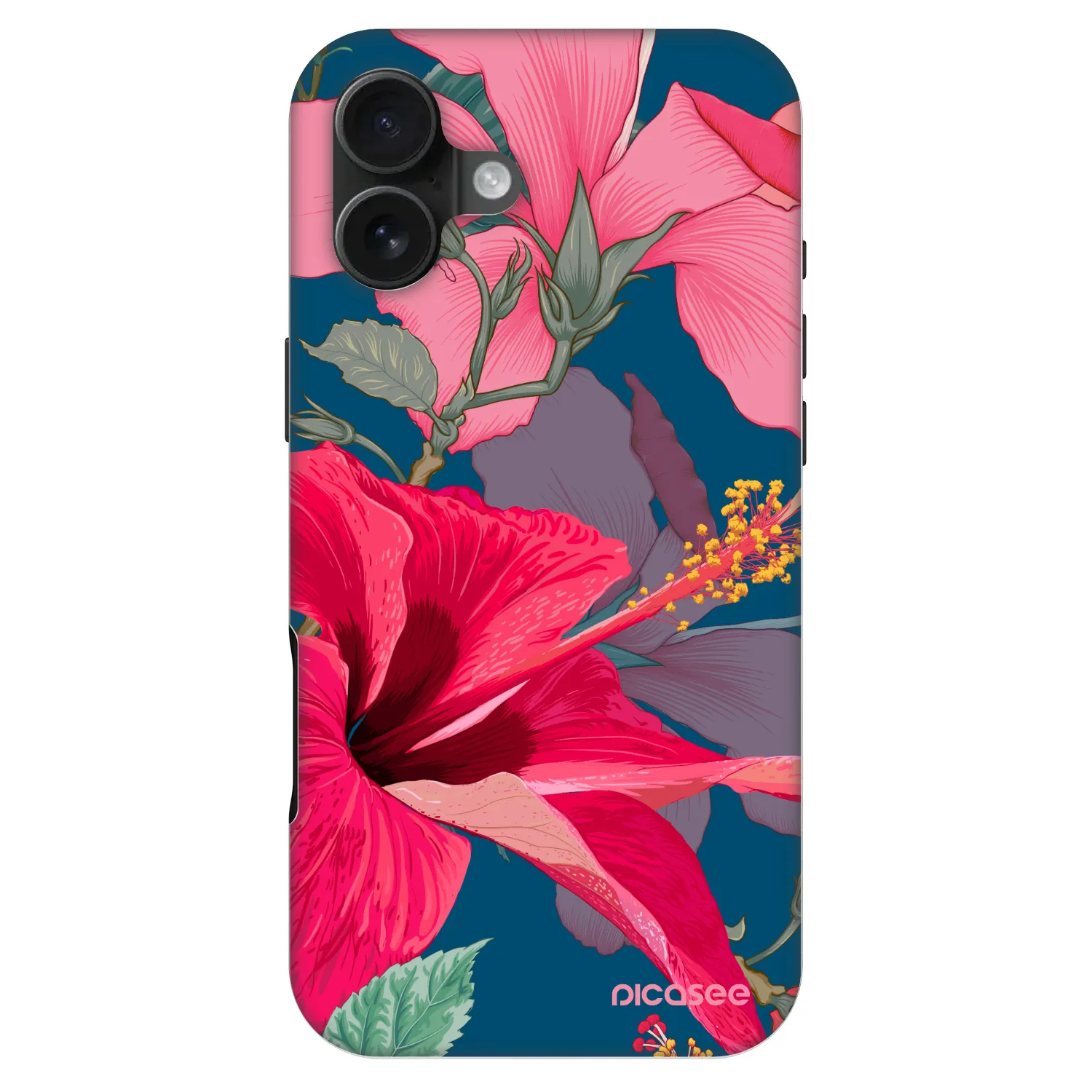 Picasee Fashion Case MagSafe για Apple iPhone 16 Plus - Hibiscus