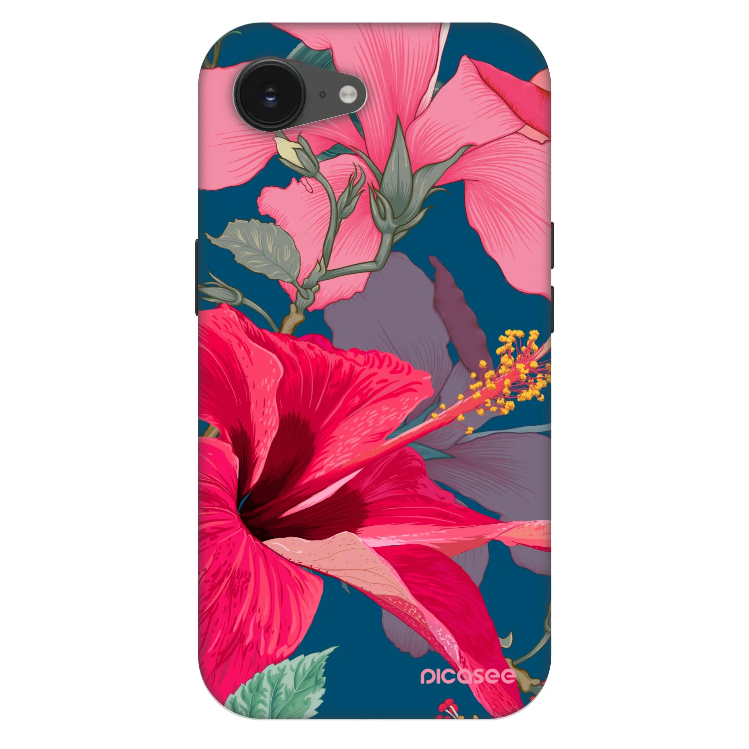 Picasee Fashion Case MagSafe για Apple iPhone 16e - Hibiscus