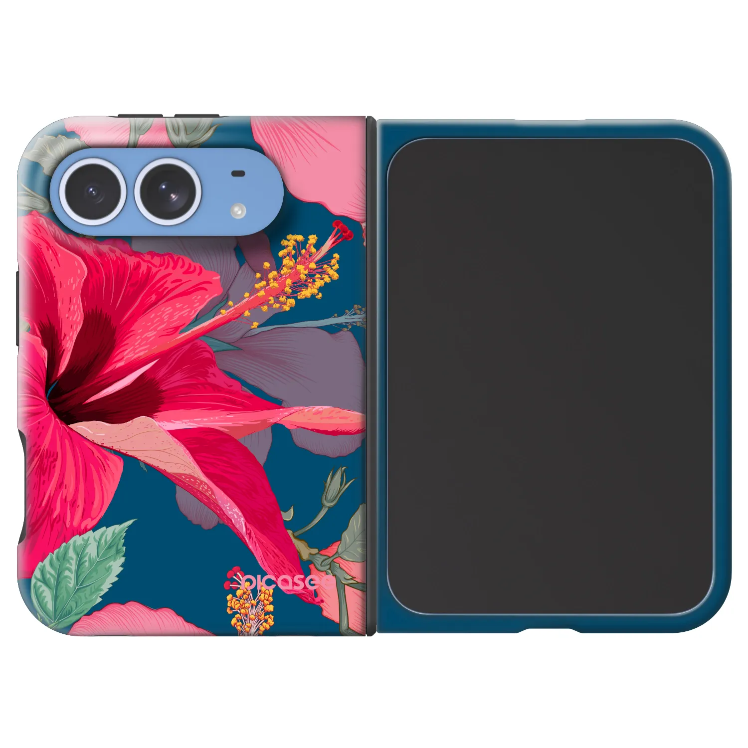 Picasee Fashion Case MagSafe για Apple iPhone Duo - Hibiscus