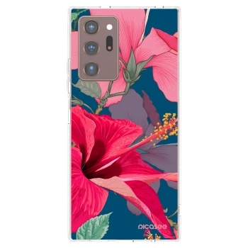 Picasee διαφανής θήκη σιλικόνης Samsung Galaxy Note 20 Ultra - Hibiscus