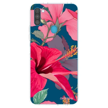 Picasee διαφανής θήκη σιλικόνης Samsung Galaxy M11 - Hibiscus