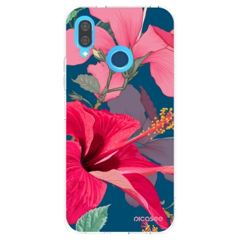 Picasee διαφανής θήκη σιλικόνης Huawei P20 Lite - Hibiscus