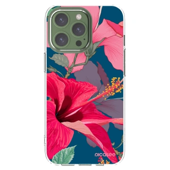 Picasee διαφανής θήκη σιλικόνης Apple iPhone 13 Pro - Hibiscus