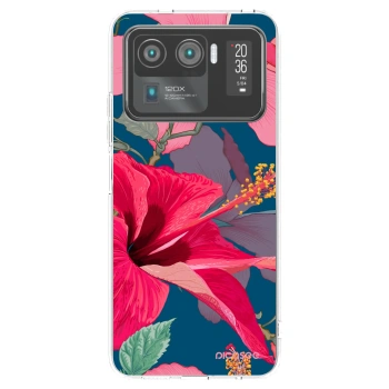 Picasee διαφανής θήκη σιλικόνης Xiaomi Mi 11 Ultra - Hibiscus