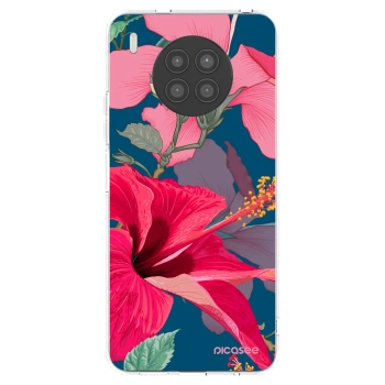 Picasee διαφανής θήκη σιλικόνης Huawei Nova 8i - Hibiscus
