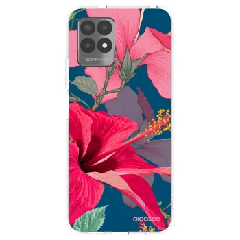 Picasee διαφανής θήκη σιλικόνης Realme 8i - Hibiscus