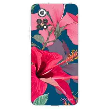 Picasee διαφανής θήκη σιλικόνης Xiaomi Poco X4 Pro 5G - Hibiscus