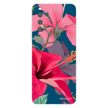 Picasee διαφανής θήκη σιλικόνης Sony Xperia 10 IV 5G - Hibiscus