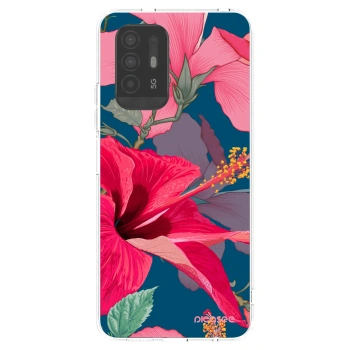 Picasee διαφανής θήκη σιλικόνης OPPO A94 5G - Hibiscus