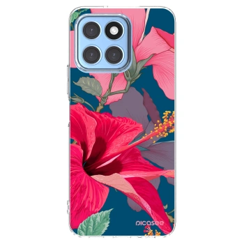 Picasee διαφανής θήκη σιλικόνης Honor X6 - Hibiscus