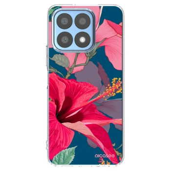 Picasee διαφανής θήκη σιλικόνης Honor X8a - Hibiscus