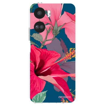 Picasee διαφανής θήκη σιλικόνης Honor 90 Lite 5G - Hibiscus