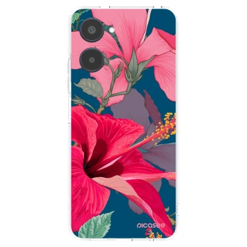 Picasee διαφανής θήκη σιλικόνης Realme 10 4G - Hibiscus