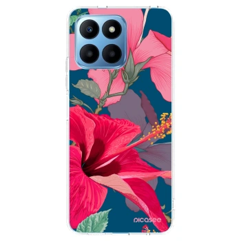 Picasee διαφανής θήκη σιλικόνης Honor 70 Lite - Hibiscus