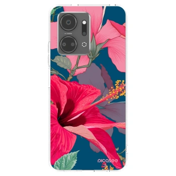 Picasee διαφανής θήκη σιλικόνης Honor X7a - Hibiscus