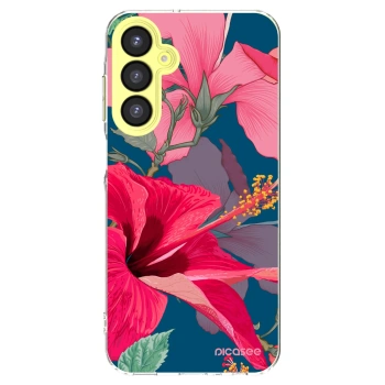 Picasee διαφανής θήκη σιλικόνης Samsung Galaxy A25 A256B 5G - Hibiscus