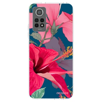Picasee διαφανής θήκη σιλικόνης Xiaomi Redmi Note 12 Pro 4G - Hibiscus