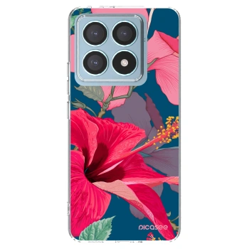 Picasee διαφανής θήκη σιλικόνης Xiaomi 14T Pro - Hibiscus