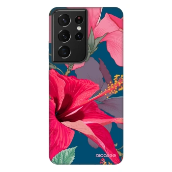 Picasee Fashion Case για Samsung Galaxy S21 Ultra 5G G998B - Hibiscus