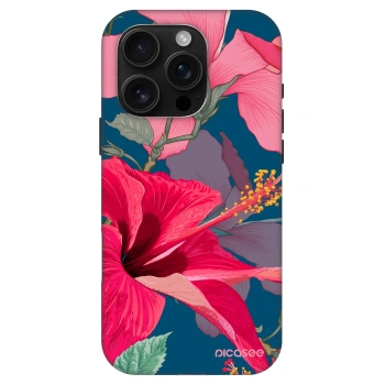 Picasee Fashion Case MagSafe για Apple iPhone 16 Pro - Hibiscus
