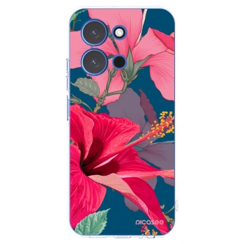 Picasee διαφανής θήκη σιλικόνης Xiaomi Redmi 15C 4G - Hibiscus