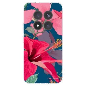 Picasee διαφανής θήκη σιλικόνης Xiaomi Redmi Note 15 Pro+ - Hibiscus
