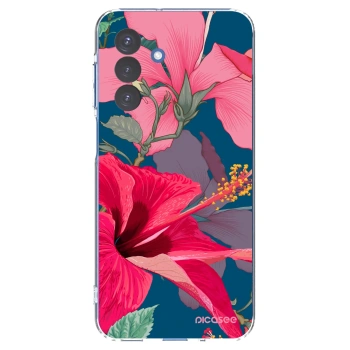 Picasee διαφανής θήκη σιλικόνης Samsung Galaxy A17 5G - Hibiscus