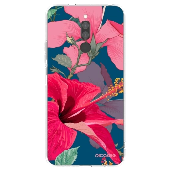 Picasee διαφανής θήκη σιλικόνης Xiaomi Redmi 8 - Hibiscus