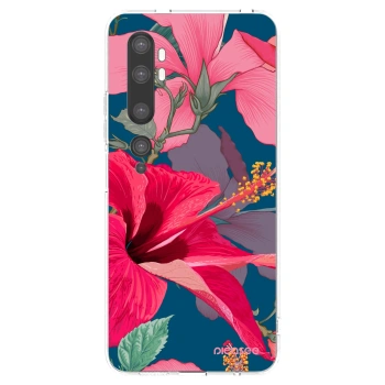 Picasee διαφανής θήκη σιλικόνης Xiaomi Mi Note 10 (Pro) - Hibiscus