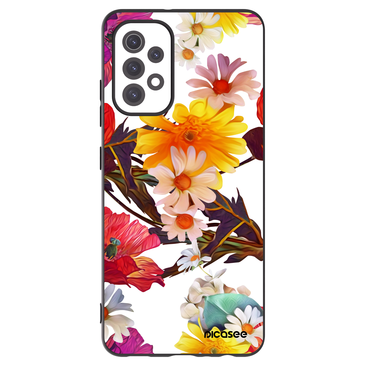 Picasee Μαύρη θήκη σιλικόνης για Samsung Galaxy A32 5G A326B - Meadow