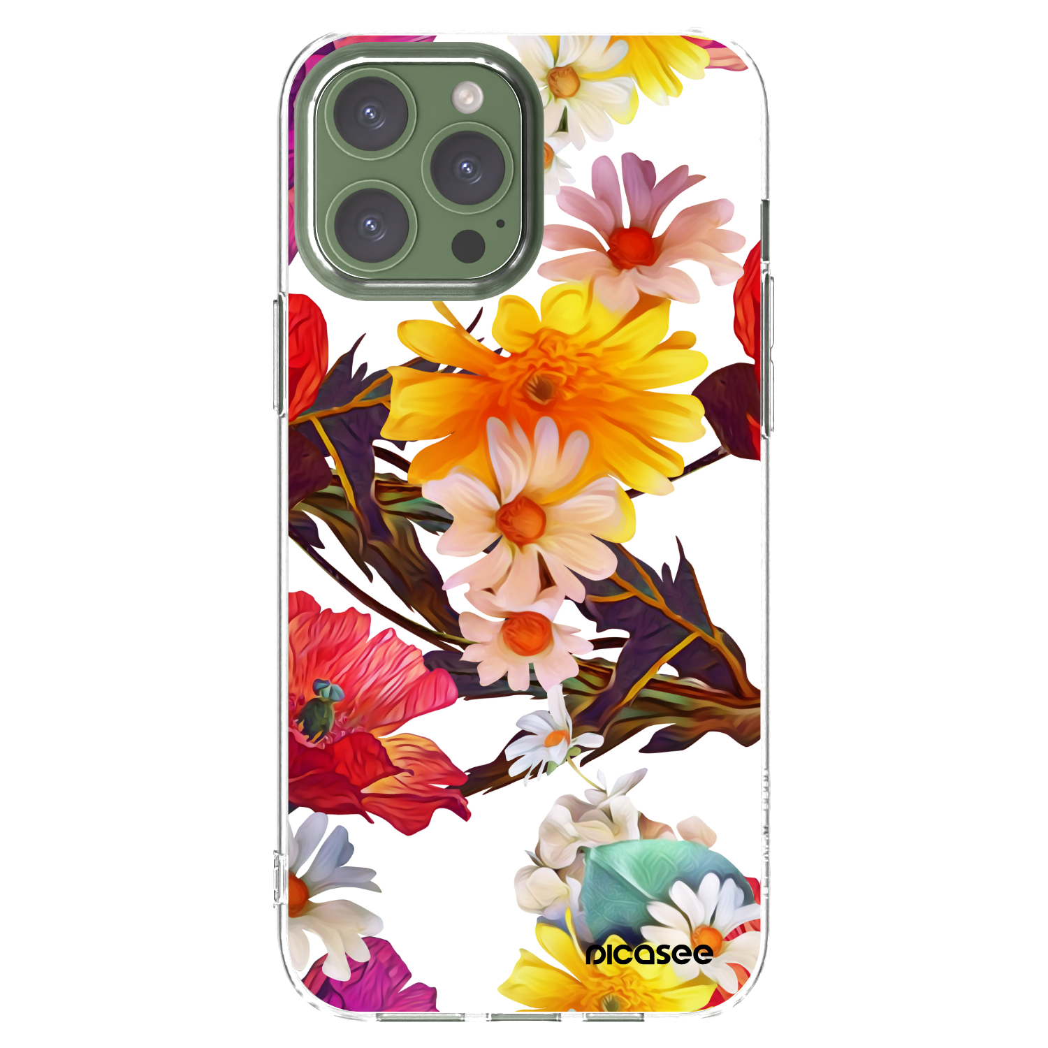Picasee διαφανής θήκη σιλικόνης Apple iPhone 13 Pro Max - Meadow