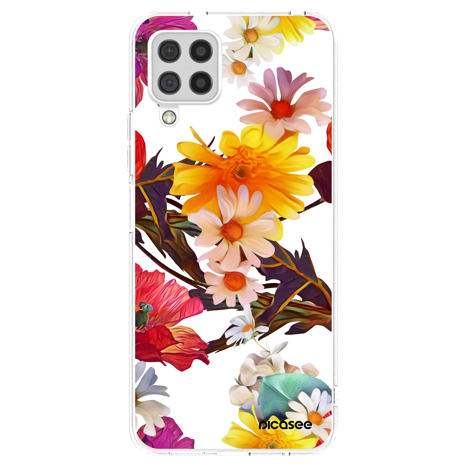 Picasee διαφανής θήκη σιλικόνης Samsung Galaxy A22 A225F 4G - Meadow
