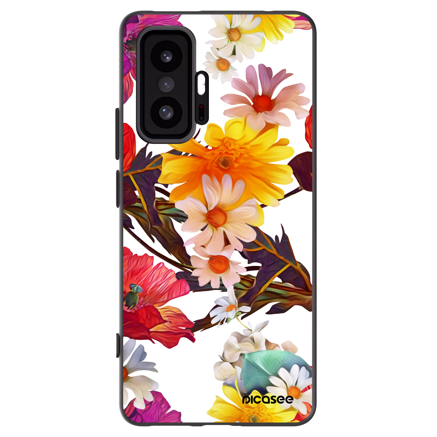 Picasee Μαύρη θήκη σιλικόνης για Xiaomi 11T Pro - Meadow