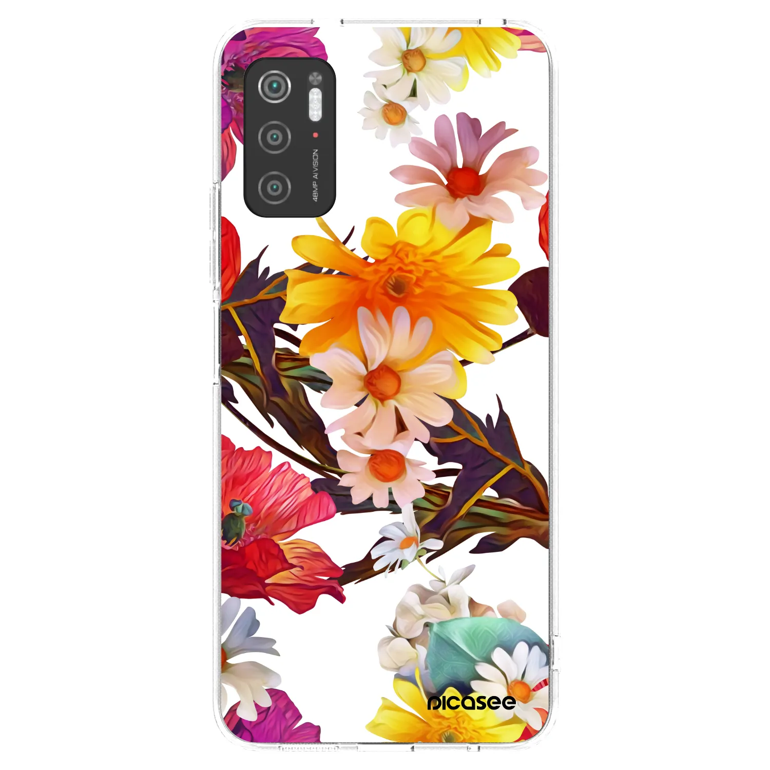 Picasee διαφανής θήκη σιλικόνης Xiaomi Poco M3 Pro 5G - Meadow
