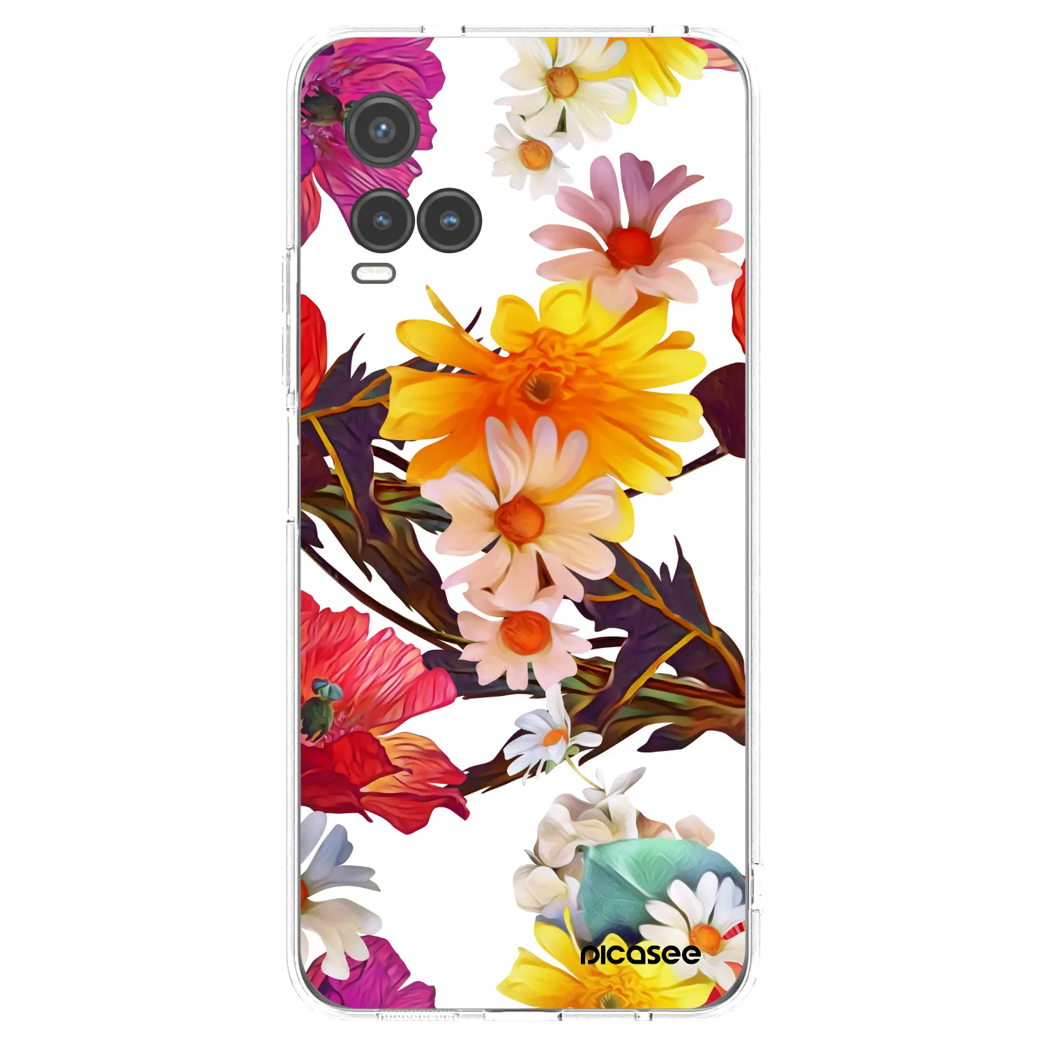 Picasee διαφανής θήκη σιλικόνης Vivo Y33s - Meadow