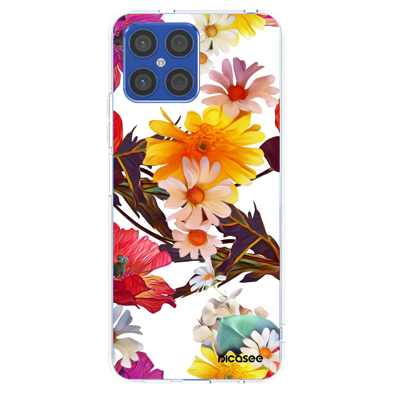 Picasee διαφανής θήκη σιλικόνης Honor X8 4G - Meadow