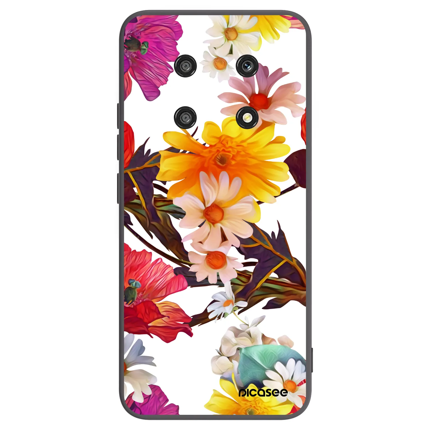 Picasee Μαύρη θήκη σιλικόνης για Honor Magic4 Lite 5G - Meadow