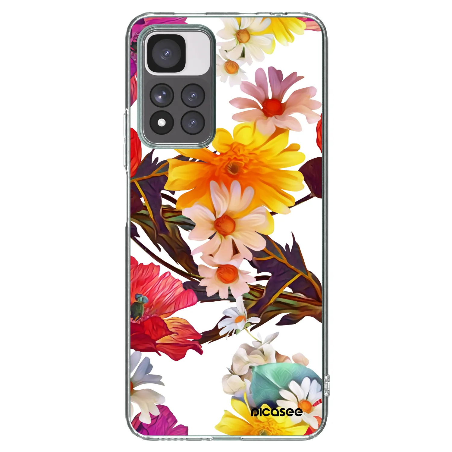 Picasee διαφανής θήκη σιλικόνης Xiaomi Redmi Note 11 Pro+ 5G - Meadow