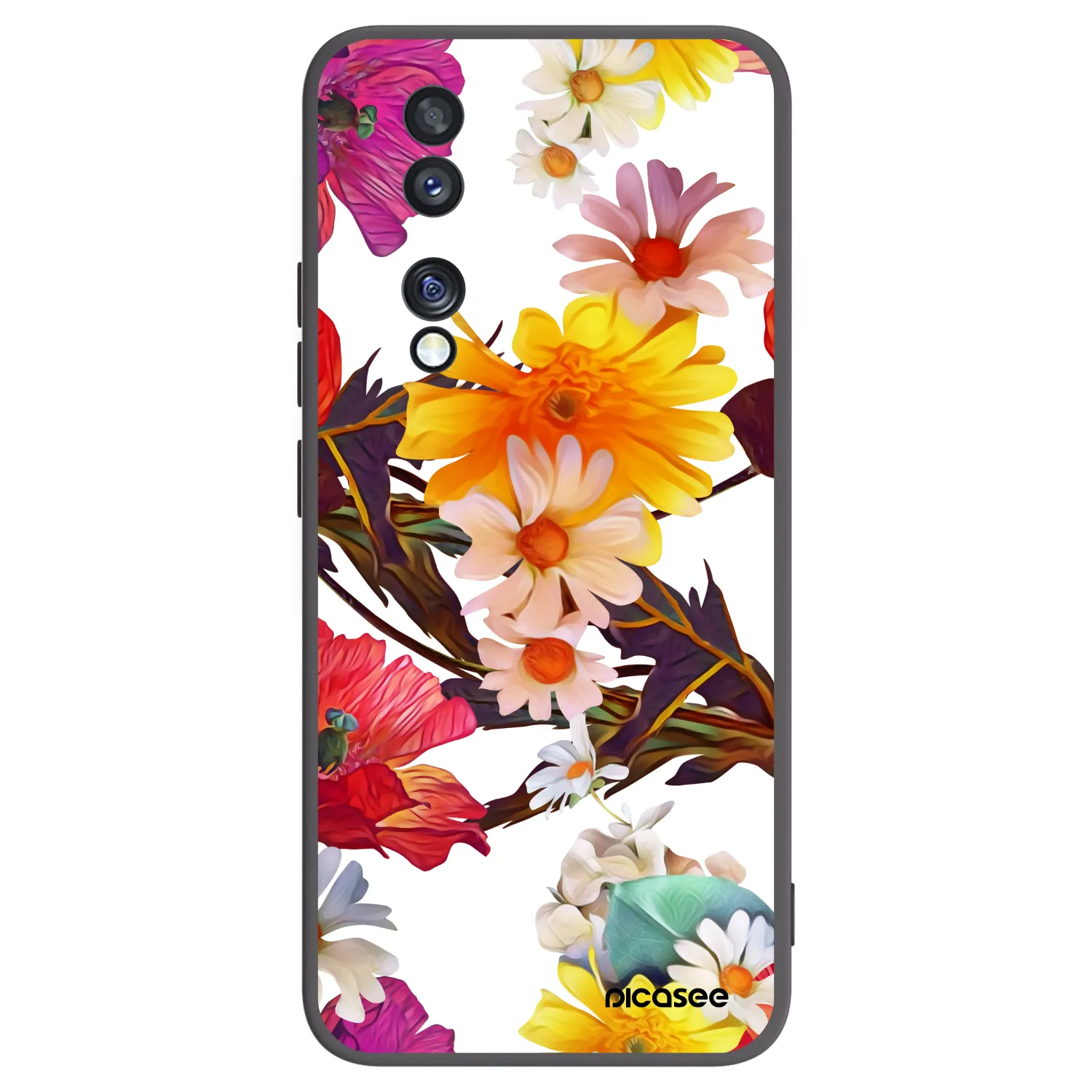 Picasee Μαύρη θήκη σιλικόνης για Honor 70 - Meadow