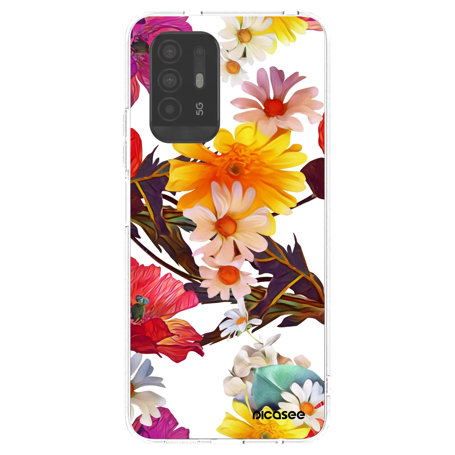 Picasee διαφανής θήκη σιλικόνης OPPO A94 5G - Meadow