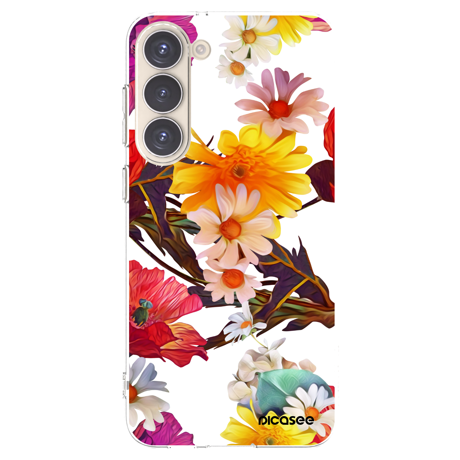 Picasee διαφανής θήκη σιλικόνης Samsung Galaxy S23+ 5G - Meadow