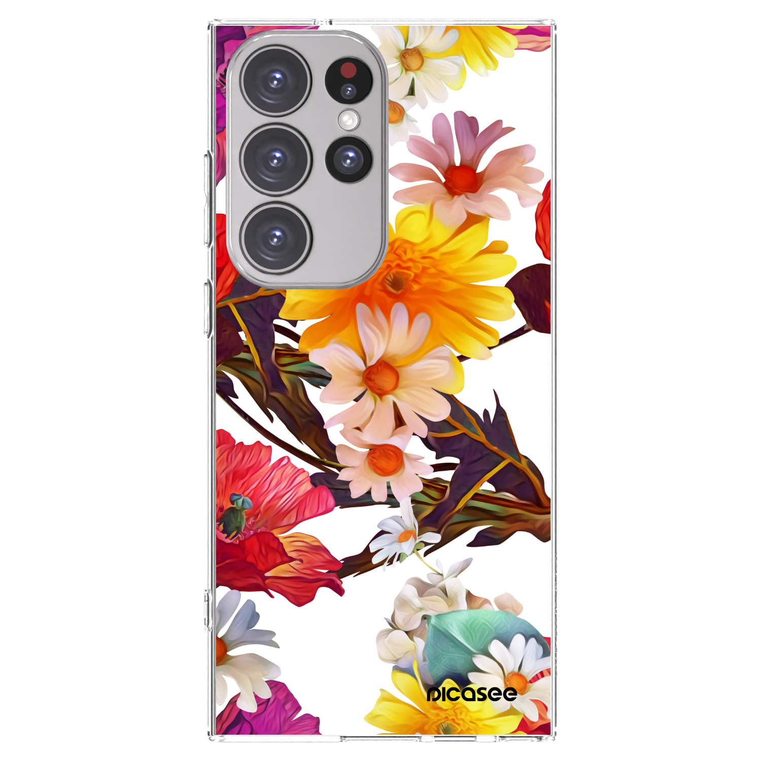 Picasee διαφανής θήκη σιλικόνης Samsung Galaxy S23 Ultra 5G - Meadow