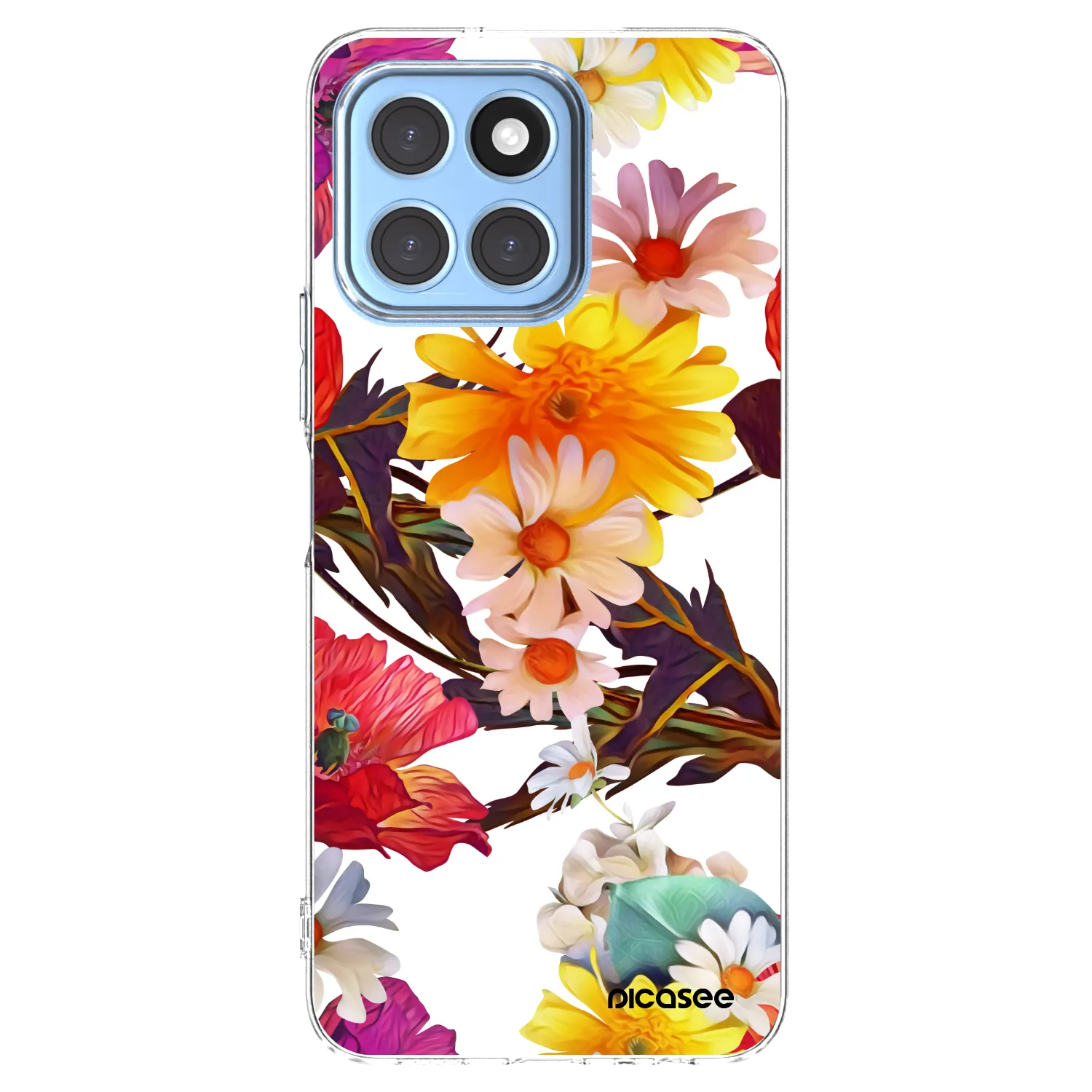 Picasee διαφανής θήκη σιλικόνης Honor X8 5G - Meadow